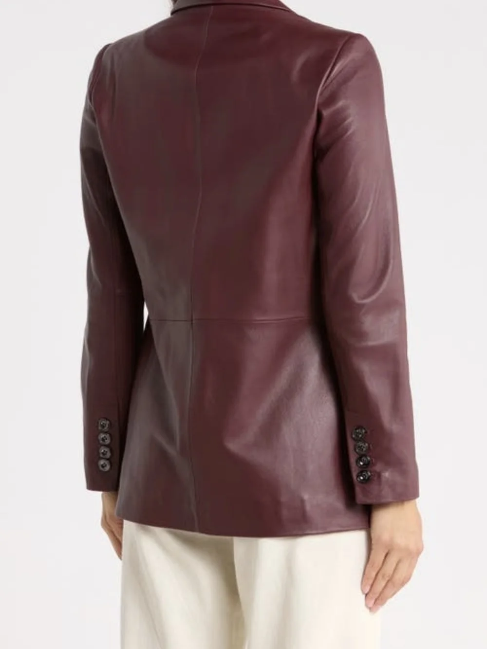 Michael Kors tailored maroon